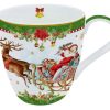 Tableware | Easy Life Christmas Tableware: Mug In Porcelain In Colour Box