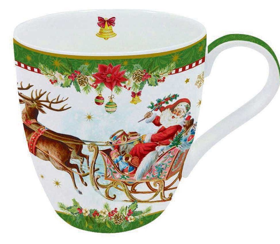 Tableware | Easy Life Christmas Tableware: Mug In Porcelain In Colour Box