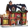 Christmas Villages | Lemax Lemax Decorating The New England Hearth, With 4.5V Adaptor 45726 Lemax Caddington Village