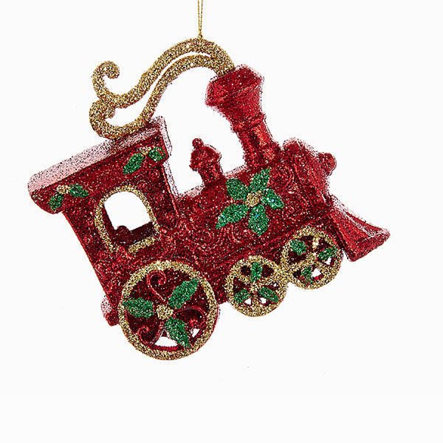 Christmas Tree | Kurt Adler Kurt S. Adler Nyc T2116 Red/Green/Gold Train Ornament