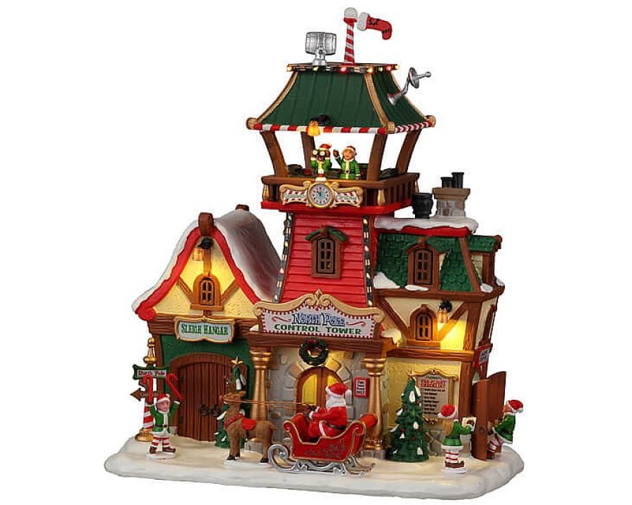 Christmas Villages | Lemax North Pole Control Tower, Incl. Adapter (4.5V)