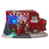 Christmas Villages | Luville Luville Collectables Santa'S Toy Stand Red 1052638