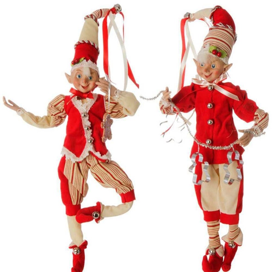 Elves | Raz Imports Raz Imports 16Inch Posable Elf 3702378 2 Assorted