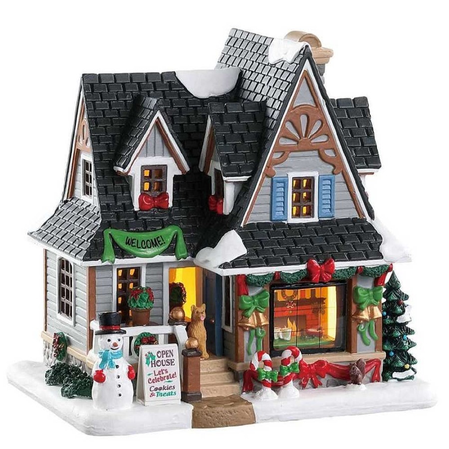 Christmas Villages | Lemax Lemax Holiday Open House 85352 - Lemax Caddington Village