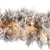 Home Decors | Goodwill Flocker Needle Pine Garland With Lights Als 78228