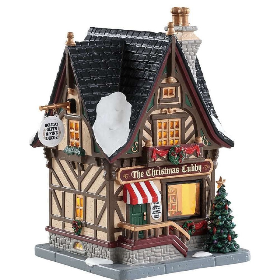 Christmas Villages | Lemax Lemax The Christmas Cubby, B/O Led 85387 Lemax Caddington Village