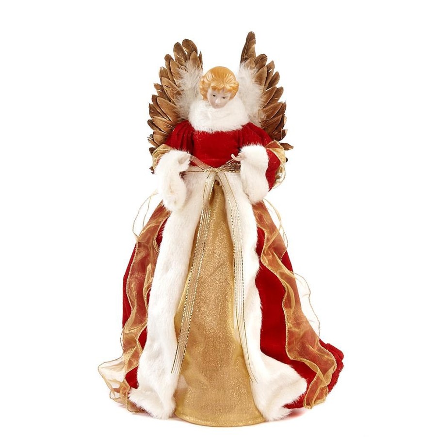 Home Decors | Goodwill Feather Angel Red Gold White Mc 70710