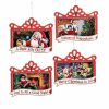 Traditional | Kurt Adler Kurt S. Adler Nyc Td1528 Paper Retro Santa Frame Ornament 4 Assorted