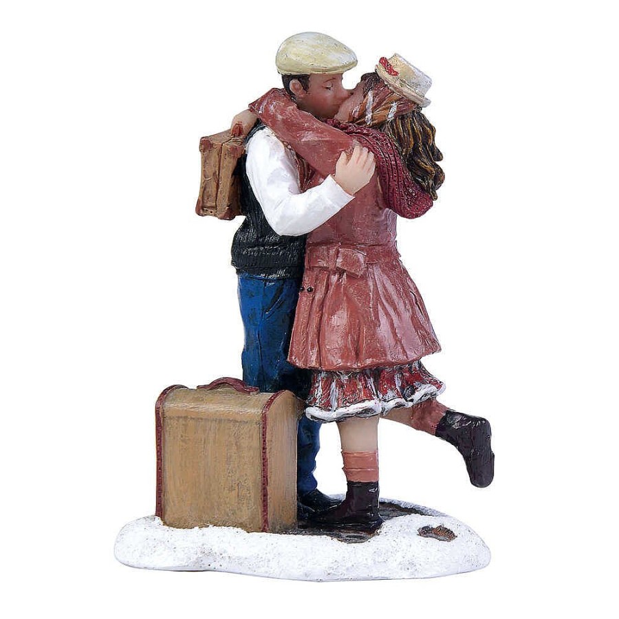 Christmas Villages | Luville Luville Collectables Kissing Goodbye 611089