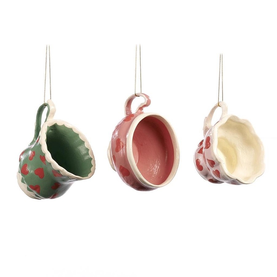 Alice | Goodwill Heart Teacup Ornament 3 Assorted B 96413