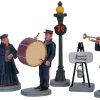 Christmas Villages | Lemax Lemax Christmas Band Set Of 5 62323 Lemax Figurines