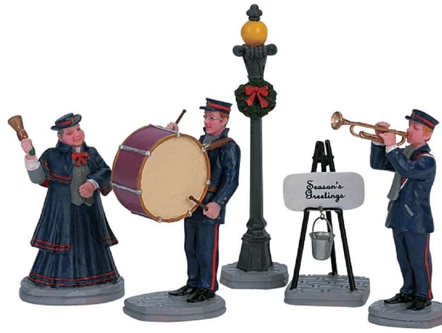 Christmas Villages | Lemax Lemax Christmas Band Set Of 5 62323 Lemax Figurines