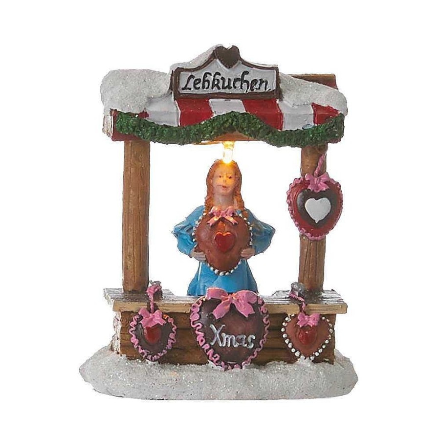 Christmas Villages | Luville Luville Collectables German Market Heart 1045446