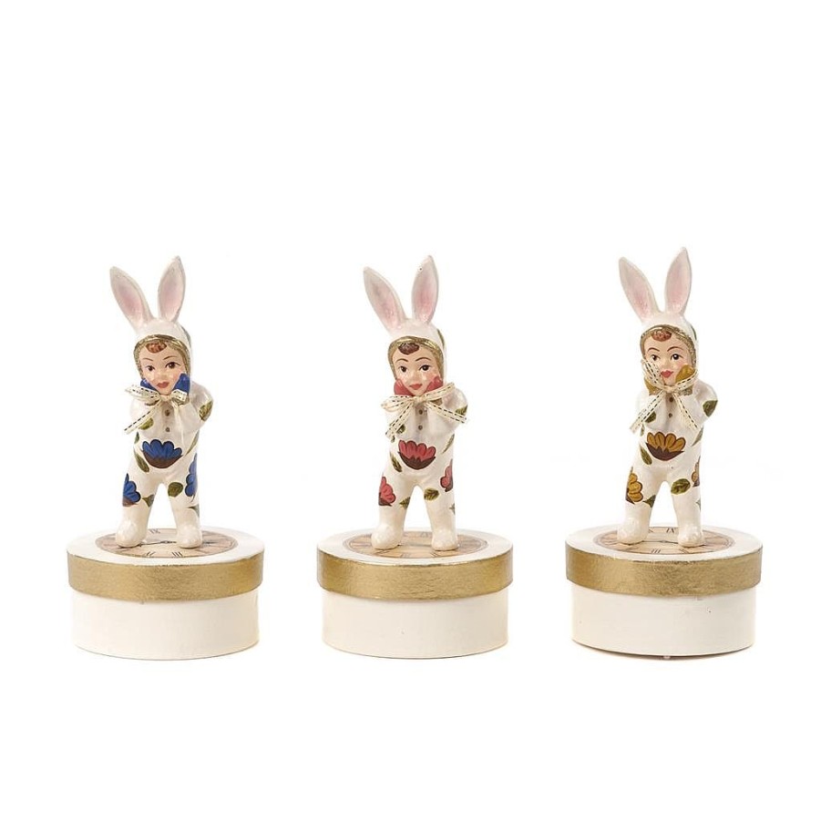 Home Decors | Goodwill Flower Bunny Kid Box 3 Assorted B 96406