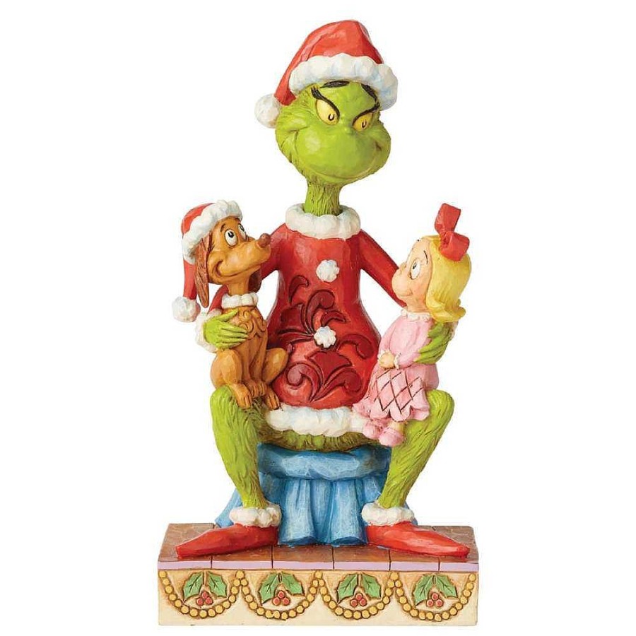 Home Decors | Jim Shore Jim Shore 6004064 Grinch W/Cindy And Max