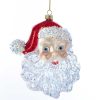 Christmas Tree | Kurt Adler Kurt Adler Nyc T2290 Glass Santa Head Ornament