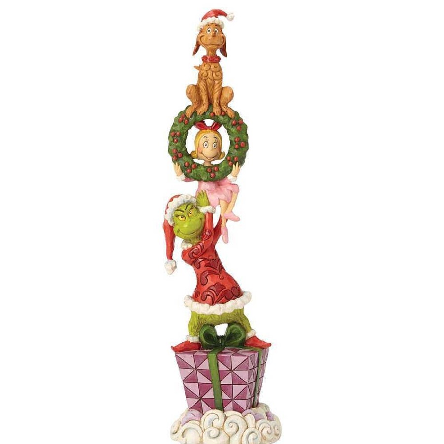 Home Decors | Jim Shore Jim Shore 6002066 Stacked Grinch Characters Figurine