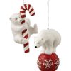 Christmas Tree | Bethany Lowe Td5062 Bethany Lowe Polar Bear Fun Ornament 2 Assorted