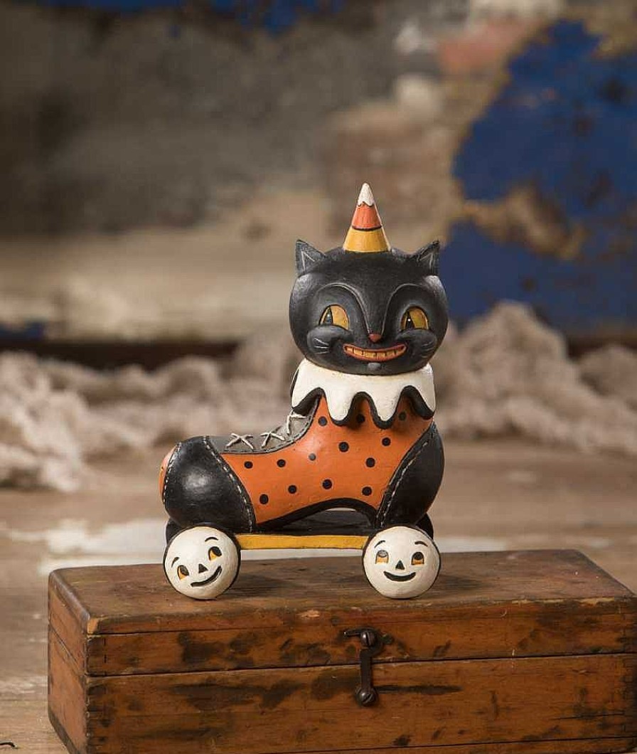 Halloween | Bethany Lowe Bethany Lowe Jp0386 - Roller Spook Cat Scooter