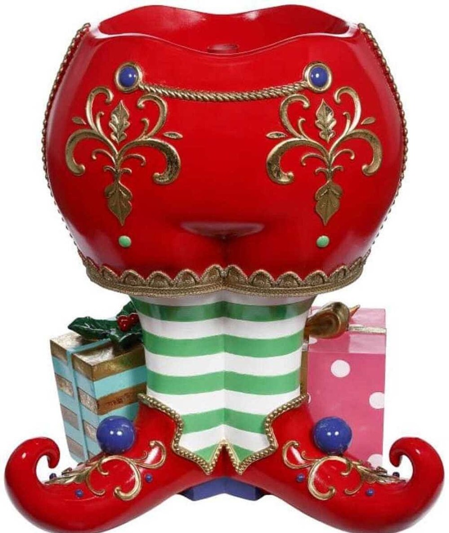 Home Decors | Goodwill Goodwill Belgium D 46194 Elf Pants Xmas Tree Holder (Mark Roberts 63-12570)