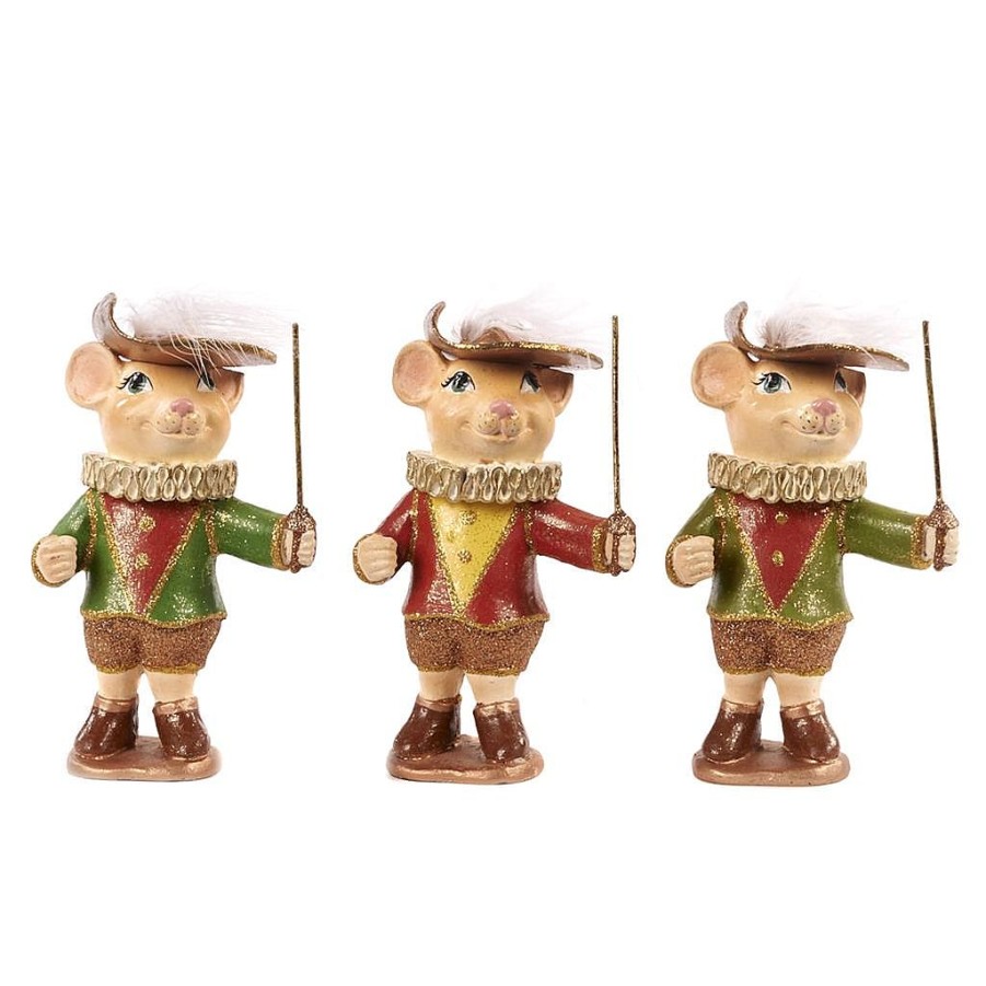 Home Decors | Goodwill Miceketeer With Sword 3 Assorted B 96105