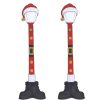 Christmas Villages | Lemax Lemax Village 64067 Santa Street Lamp, Set Of 2, B/O (4.5V) 64067