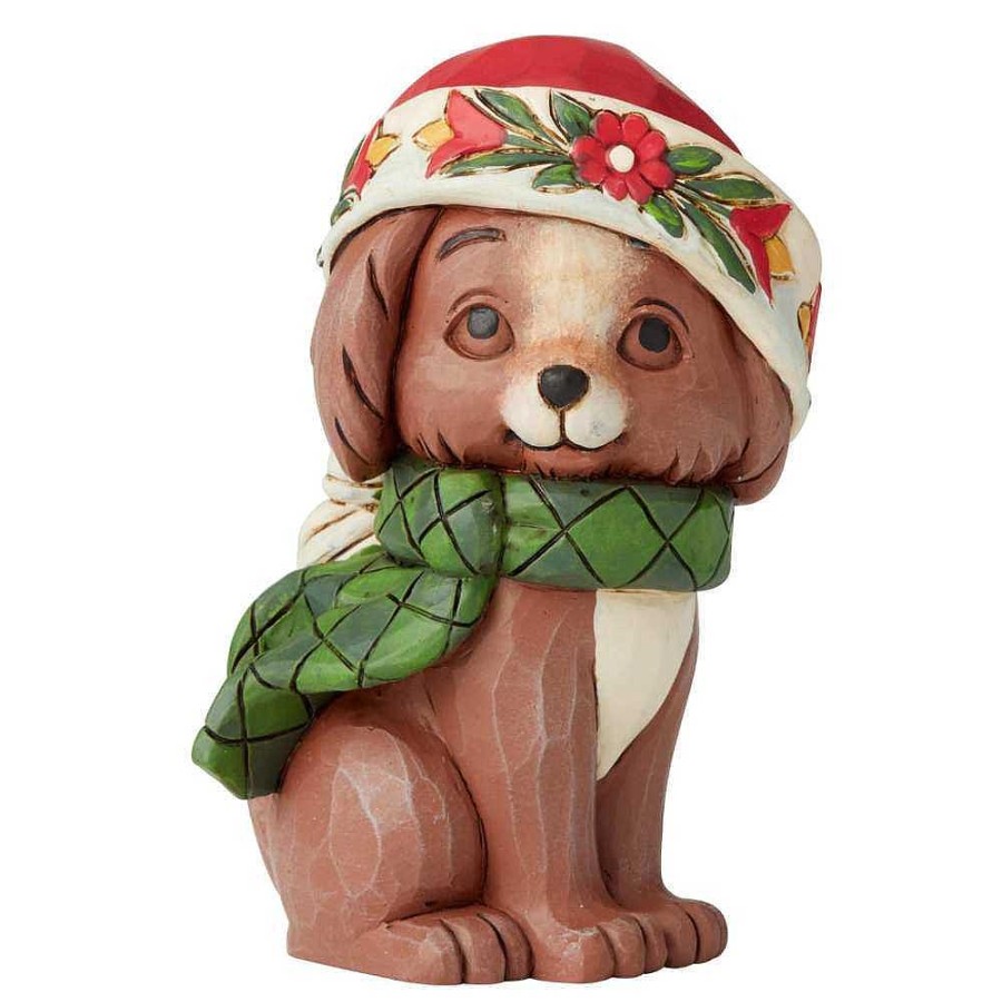 Home Decors | Jim Shore Jim Shore Christmas Puppy Miniature 6004296