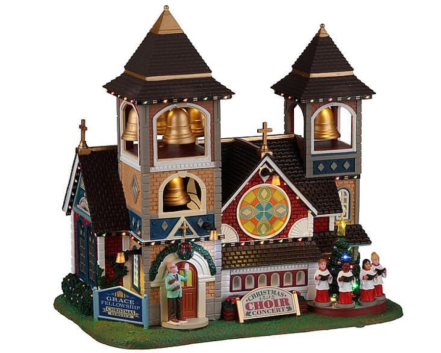 Christmas Villages | Lemax Christmas Chimes, Incl. Adapter (4.5V)