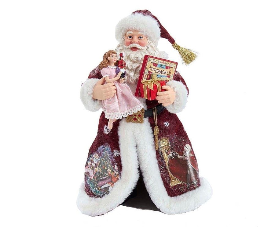 Santa Claus | Kurt Adler Kurt Adler 11.5" Fabriche Musical Nutcracker Santa Fa0139