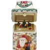 Musical | Mr Christmas Mr Christmas Mini Porcelain Music Box Santa 16592