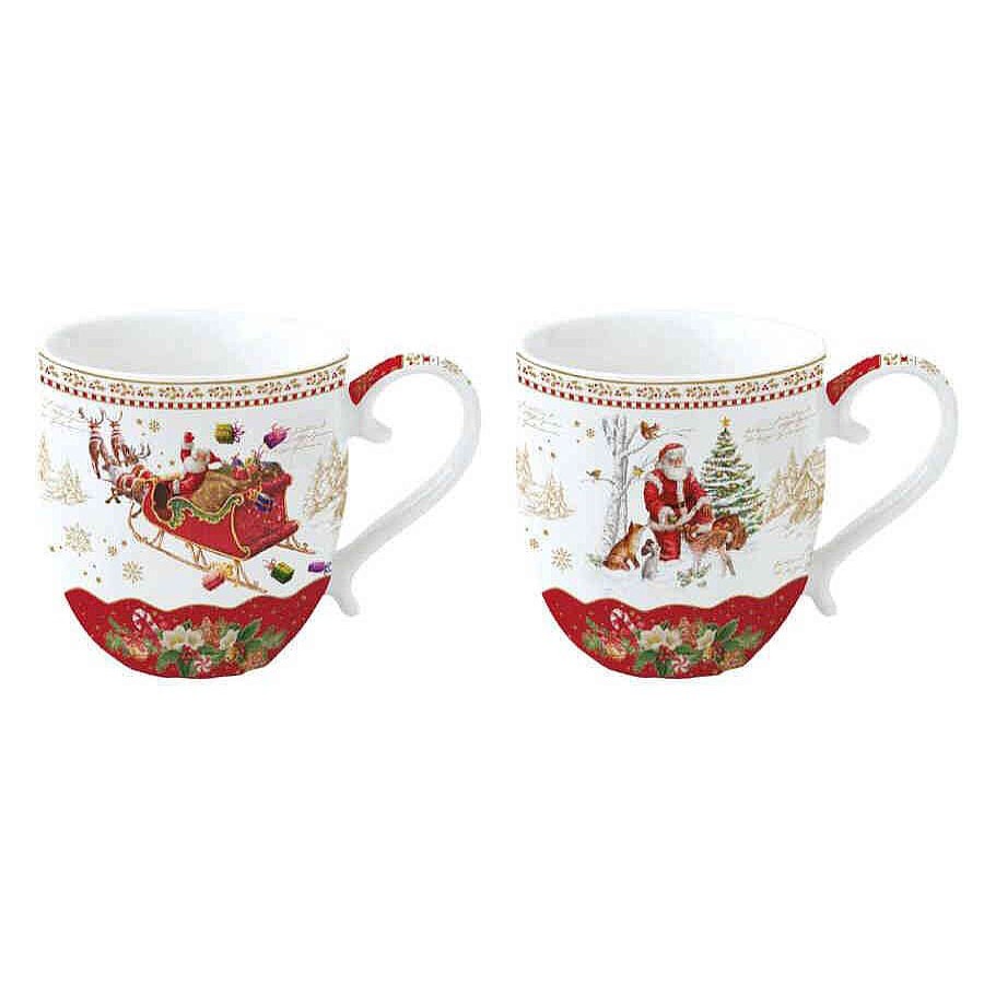 Tableware | Easy Life Easy Life Tableware Set 2 Porcelain Mugs 370 Ml