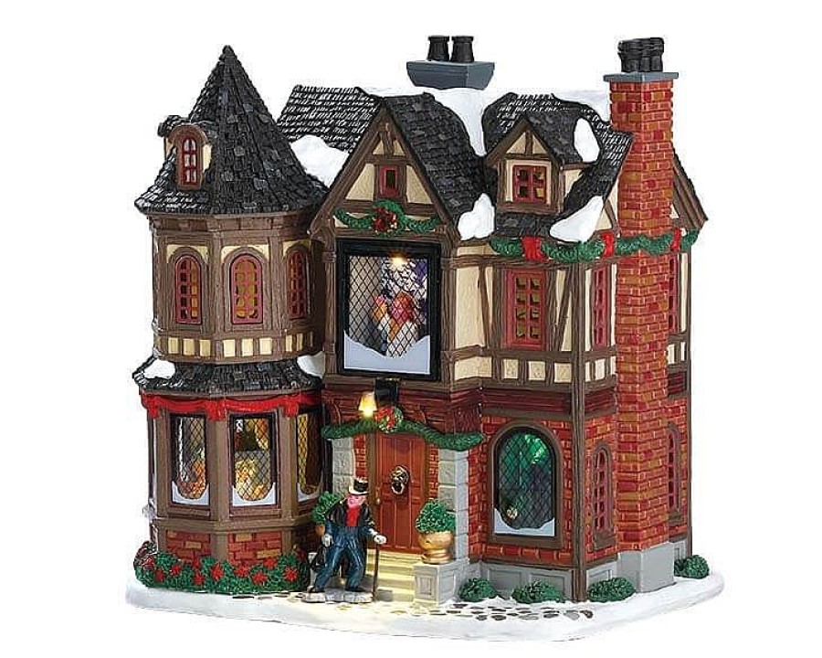 Christmas Villages | Lemax Scrooge'S Manor, Incl. Adapter (4.5V)