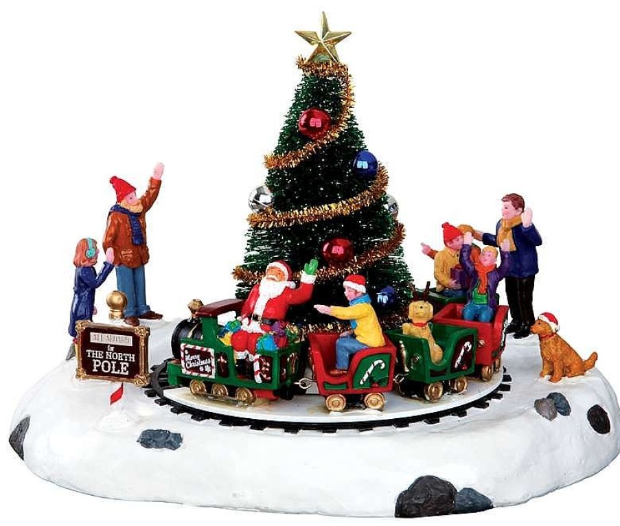 Christmas Villages | Lemax Lemax Village 34631 Santa'S Kiddie Train, B/O (4.5V) 34631