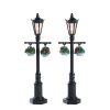 Christmas Villages | Lemax Lemax Old English Lamp Post Set Of 2 74231 Lemax Light Accessories