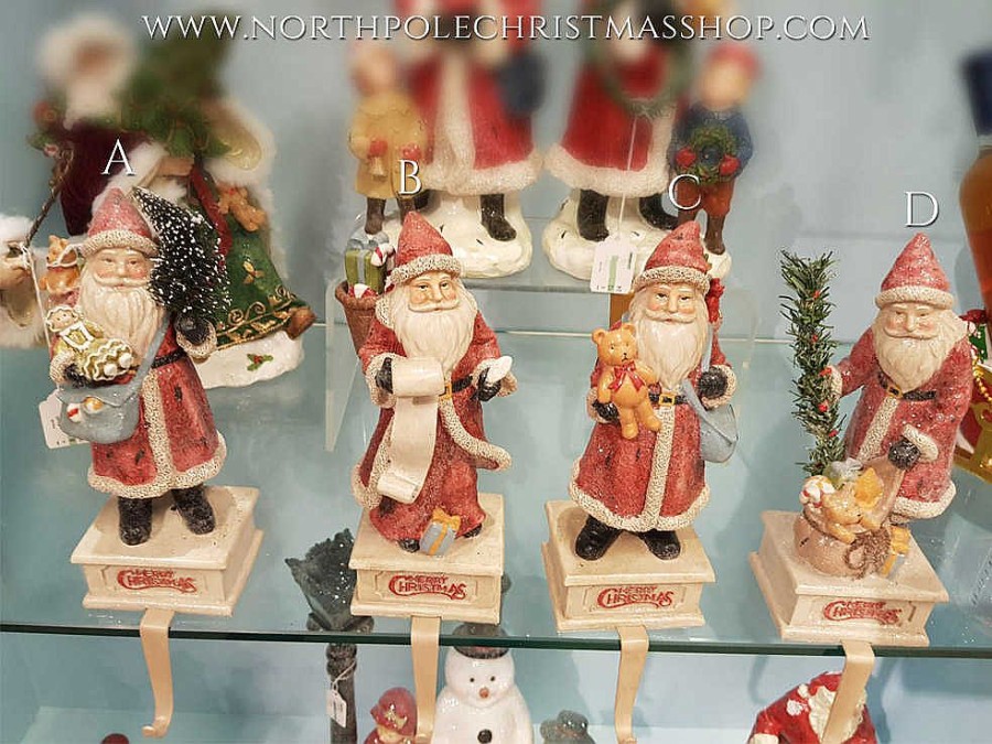 Santa Claus | Mark Roberts Mark Roberts Bavarian Santa 64-20882 Stocking Holder