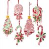 Christmas Tree | Kurt Adler Kurt S. Adler Nyc T2033 Candycane/Tree/Lollipop 6 Assorted