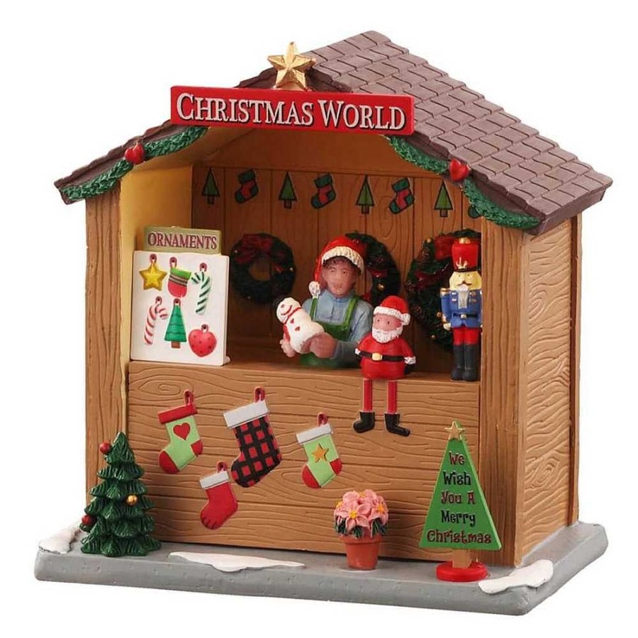 Christmas Villages | Lemax Lemax Christmas World Booth 04734 - Lemax Christmas Village