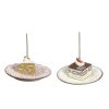 Christmas Tree | Goodwill Goodill Belgium 2020 Tr 24686 Dessert Plate Ornament 2 Assorted