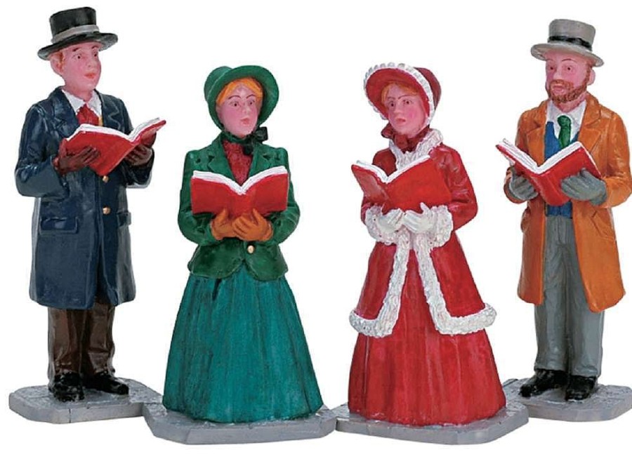 Christmas Villages | Lemax Lemax Christmas Harmony Set Of 4 72403 Lemax Figurines