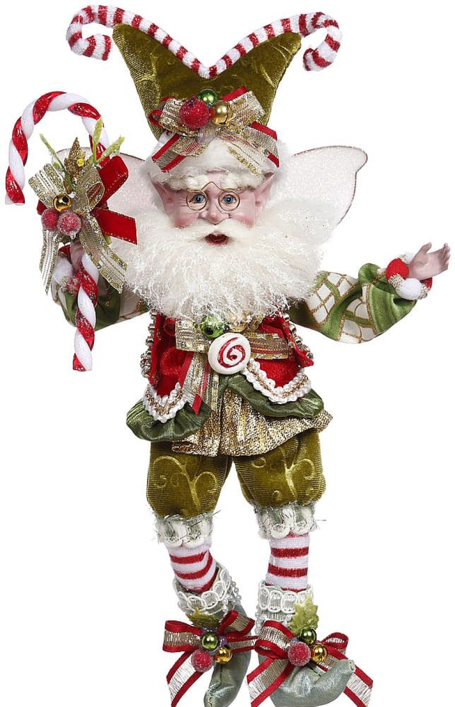 Santa Claus | Mark Roberts 51-16392 Mark Roberts Candy Cane Dreams Santa Fairy Small