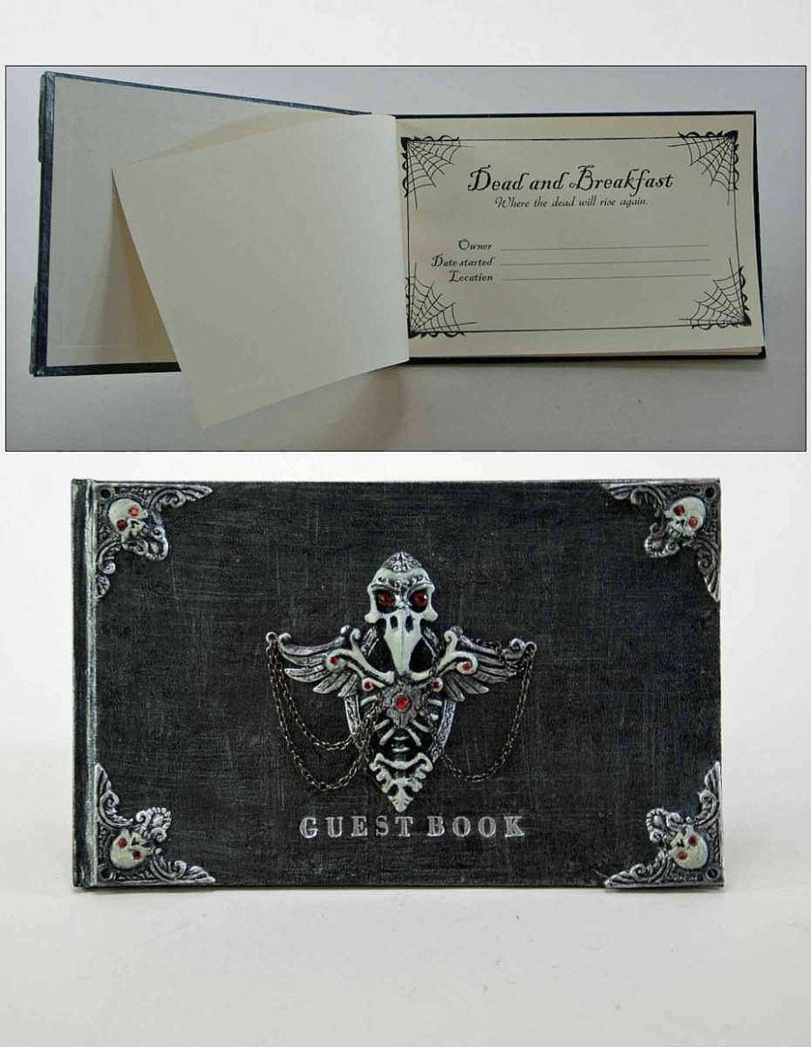 Halloween | Katherine Collection Katherine'S Collection 28-828201 Dead And Breakfast Haunted Guest Book