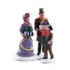 Christmas Villages | Lemax Lemax Walking Family Set Of 2 82605 Lemax Figurines