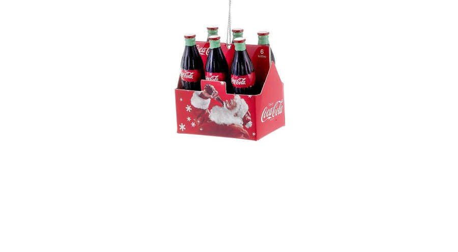 Christmas Tree | Kurt Adler Kurt Adler 2.75" Coca-Cola 6-Pack Mini Ornament Cc2145