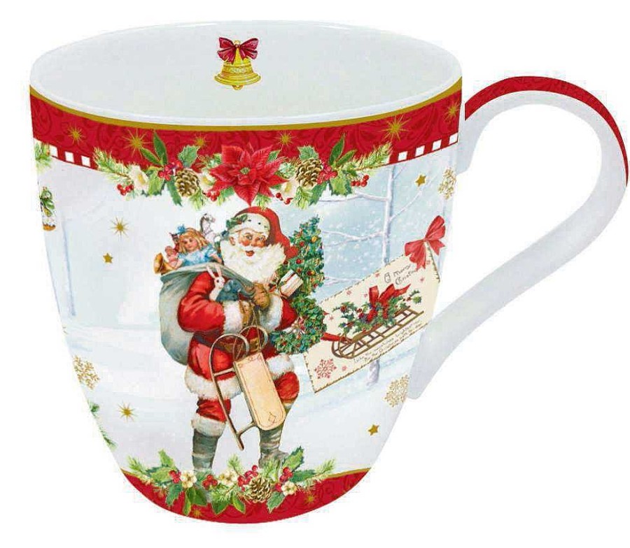 Tableware | Easy Life Christmas Tableware: Mug In Porcelain In Colour Box