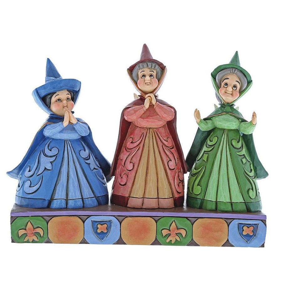 Disney World | Jim Shore 4059734 Jim Shore Disney Royal Guests Three Fairies Figurine