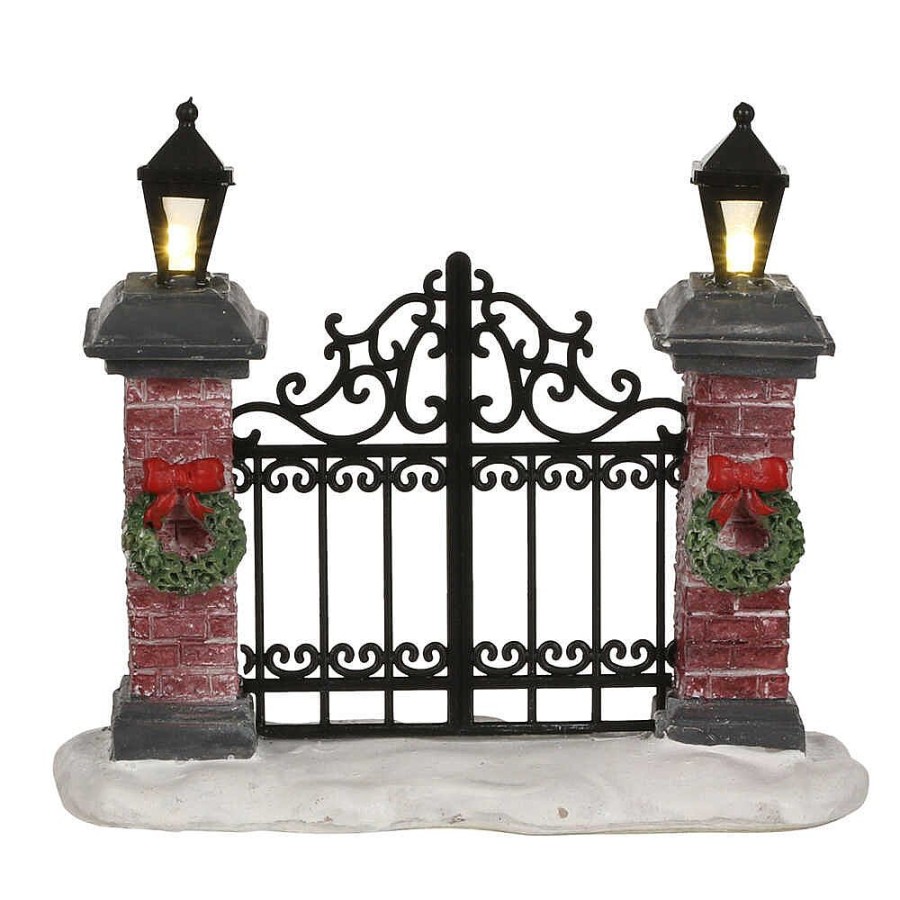 Christmas Villages | Luville Luville Collectables Lighted Fence 1067692