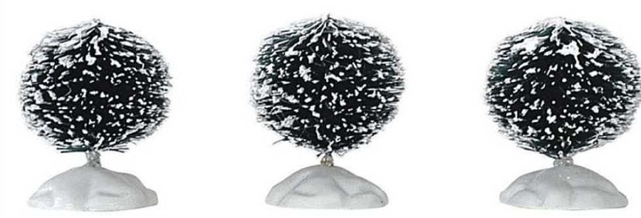 Christmas Villages | Lemax Lemax Round Bristle Tree Mini 14006 - Lemax Christmas Village