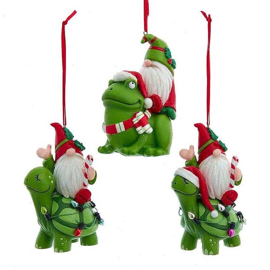 Christmas Tree | Kurt Adler Kurt Adler 4" Resin Gnome Ornament 3 Assorted D3964