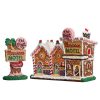 Christmas Villages | Lemax Lemax Village 75180 The Pink Macaroon Motel, Set Of 2, B/O (4.5V) 75180