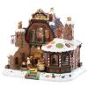 Christmas Villages | Lemax Lemax Village 85314 Mrs. Claus' Kitchen, With 4.5V Adaptor 85314